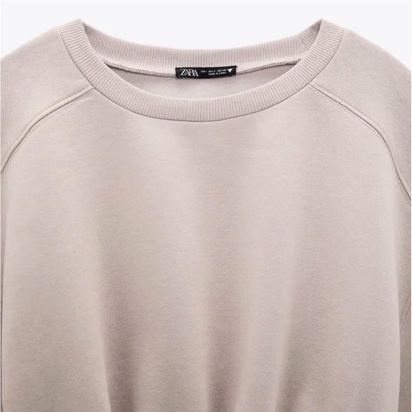 Zara Cropped Sweatshirt S - Picture 5 of 6